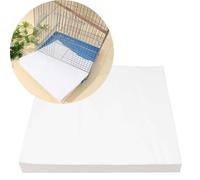 Allazone 100 Sheets Bird Cage Liner Papers, Disposable Bird Cage Paper Liners, Cuttable Pet Animal Cages Cushion, Precut Absorbent Bird Paper for Bird Parrot Small Animal, 9.8'' X 11.8''