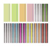 Allazone 20 Pack Reading Guide Strips Colored Overlay Highlight Bookmarks Reading Tracking Rulers for Teachers, Childrenand Dyslexics