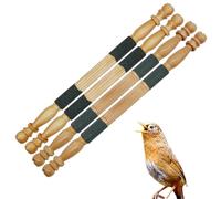 Allazone 4 PCS Bird Perch Stand, Parrot Perch Cage Accessories for Cockatiels, Budgies, Parakeets