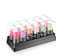 Allbesta 12 pcs/set Matt Velvet Lipstick Mini Bullet Bead 12 Colors Lips Makeup Gift Set Waterproof Long Lasting