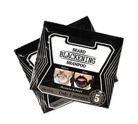 Allbestaye Beard Shampoo Beard Blackening Dye Natural Black Only 5 Minutes Lasts 4 Weeks (10pcs)
