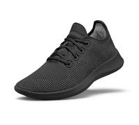 Allbirds Men’s Tree Runner, Everyday Sneakers, Machine Washable Shoe Made with Natural Materials, Jet Black (Black Sole), 14