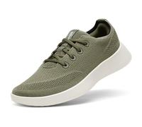 Allbirds Men's Tree Runner Go Everyday Sneakers, Rugged Green (Natural White Sole), 6 UK