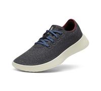 Allbirds Women's Wool Runner Go, Breathable Merino Wool Sneakers, Dark Grey/Thunder Red (Arid Beige), 9 UK