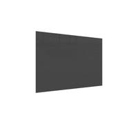 Allboards 100X80Cm Dark Grey Magnetic Glass Board - Frameless Glass Board, Tempered Glass Suitable For Neodymium Magnets