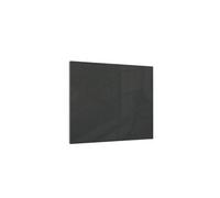 Allboards 45X45Cm Dark Grey Magnetic Glass Board - Frameless Glass Board, Tempered Glass Suitable For Neodymium Magnets