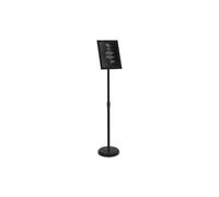 ALLboards A4 Snap Frame Information Stand with Black Aluminium Frame