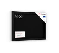 Allboards Black Chalkboard 70X50 Cm Cm Wooden Frame Color Black