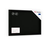 Allboards Black Chalkboard 90X60 Cm Wooden Frame Color Black