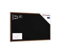 Allboards Black Magnetic Chalkboard 200X120 Cm Wooden Frame