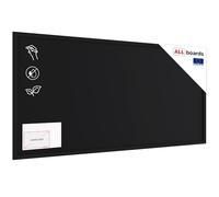 ALLboards Chalkboard 120x60 cm with Varnished Black Frame ECO Chalk Writing Board