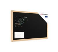ALLboards Chalkboard 60×40 cm with a Wooden Frame ECO, Chalk Writing Board