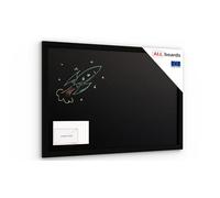 ALLboards Chalkboard 60x40cm with varnished black frame ECO Chalk Writing Board