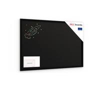 ALLboards Chalkboard 90x60 cm with Varnished Black Frame ECO Chalk Writing Board