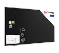 Allboards Chalkboard Black Magnetic Surface Aluminium Frame 200X120 Cm