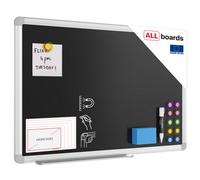 Allboards Chalkboard Black Magnetic Surface Aluminium Frame 60X40 Cm