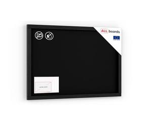 ALLboards Chalkboard with Black Wooden Frame 60x40cm, Chalk Writing Board