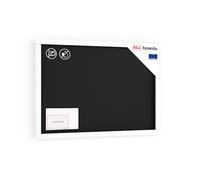 ALLboards Chalkboard with White Wooden Frame 60x40cm, Chalk Writing Board