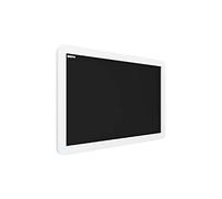 ALLboards Chalkboard with White Wooden Frame 90x60cm, Rounded Corners Writing Board Smartphone Style