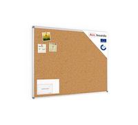 ALLboards Cork Board with Aluminium Frame 120x90cm, Corkboard Bulletin Board Notice Board