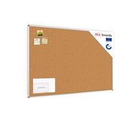 ALLboards Cork Board with Aluminium Frame 180x120cm, Corkboard Bulletin Board Notice Board