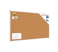 ALLboards Cork Board with Aluminium Frame 200x120cm, Corkboard Bulletin Board Notice Board