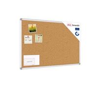 ALLboards Cork Board with Aluminium Frame 90x60cm, Corkboard Bulletin Board Notice Board