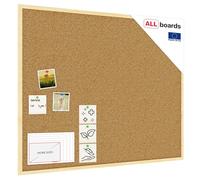 ALLboards Cork Board with Wooden Frame 100x80cm(1000x800mm), Corkboard Bulletin Board Notice Board