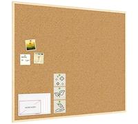 ALLboards Cork Board with Wooden Frame 120x100cm, Corkboard Bulletin Board Notice Board