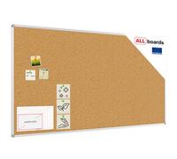 Allboards Cork Notice Board Aluminium Frame 180X100 Cm