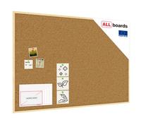 Allboards Cork Notice Board Wooden Natural Frame 150X100 Cm