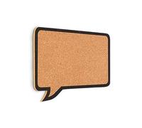 ALLboards Cork Noticeboard “Speech Bubble” 44×29 cm, Corkboard Bulletin Board Notice Board