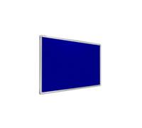 Allboards Felt Notice Board Aluminium Frame 200X100 Cm Blue