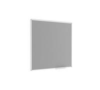 ALLboards Felt Noticeboard with Aluminium Frame 120x120cm, Textile Push pin Bulletin Board Grey