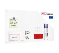 Allboards Frameless Magnetic Panel, Dry-Erase Magnetic Panel, 60X30 Cm