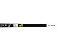 ALLboards Frameless SLIMboard Magnetic Chalkboard 100×6 cm
