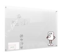 ALLboards Glass Board 150×100 cm Transparent Glass Whiteboard, Tempered Glass Writing Board