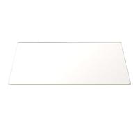 ALLboards Glass Chopping Board 30 × 40 cm - White Kitchen Board, Protective Panel, Glass Serving Tray Splashback Worktop Saver for Kitchen Hob Protection Hot Cover Heat Resistant