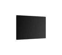 Allboards Glass Chopping Board Black Classic Black 60X52Cm Cutting Board Splashback Worktop Saver For Kitchen Hob Protection