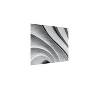 Allboards Glass Splashback Kitchen Tile Cooker Panel Waves White Stone Geometric Design 3D 60X65Cm Tempered Glass Heat Resistant