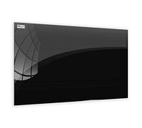 ALLboards Magnetic Black Glass Board 100x70cm, Frameless, Glass Magnetic Board, Tempered Glass, Writing Board