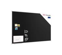 ALLboards Magnetic Chalkboard with Aluminium Frame 180x120cm, Magnetic Chalkboard Chalk
