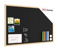 Allboards Magnetic Chalkboard With Wooden Frame 90X60Cm, Magnetic Chalkboard Chalk