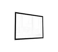 ALLboards Magnetic Document Frame A4 Black, Clear Document Poster Holder for Metallic Surfaces, Magnetic Document Sleeve