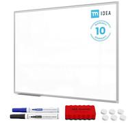 ALLboards Magnetic Dry-Wipe Whiteboard 60x45 cm in Aluminium Frame + Accessory Set - TM IDEA® Flex Series