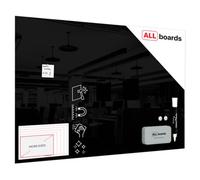 Allboards Magnetic Glass Board 150X100 Cm Black