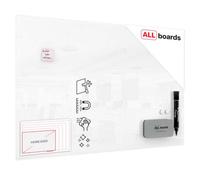 Allboards Magnetic Glass Board 150X100 Cm Premium Superwhite (Super White)