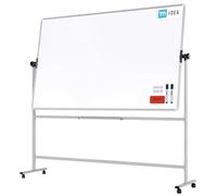ALLboards Mobile Whiteboard: TM Idea Mobile Whiteboard - Double-Sided, Rotating, Magnetic, Dry-Wipe - 200x120 cm - Flex Series