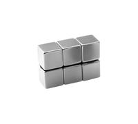 ALLboards Neodymium Magnets Set of 6 Cube, Durable Strong High Magnetic Attraction, for Glass Boards