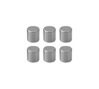 ALLboards Neodymium Magnets Set of 6 Cylinder, Durable Strong High Magnetic Attraction, for Glass Boards